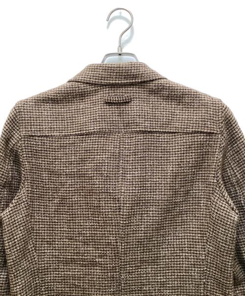 T-Jacket（ティージャケット）T-JACKET (ティージャケット) ツイードダブルテーラードジャケット ベージュ サイズ:Sの古着・服飾アイテム