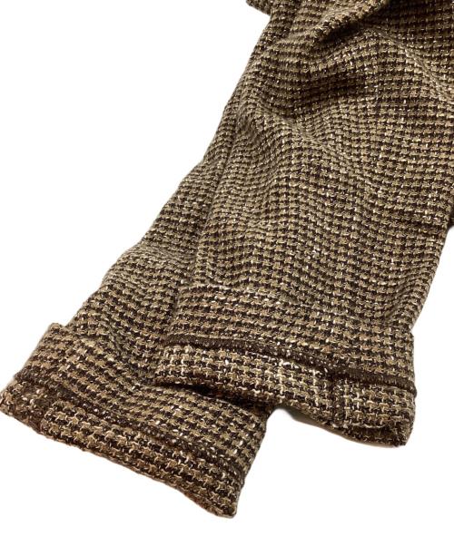 T-Jacket（ティージャケット）T-JACKET (ティージャケット) ツイードダブルテーラードジャケット ベージュ サイズ:Sの古着・服飾アイテム