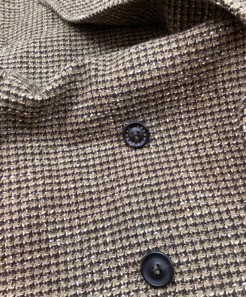 T-Jacket（ティージャケット）T-JACKET (ティージャケット) ツイードダブルテーラードジャケット ベージュ サイズ:Sの古着・服飾アイテム