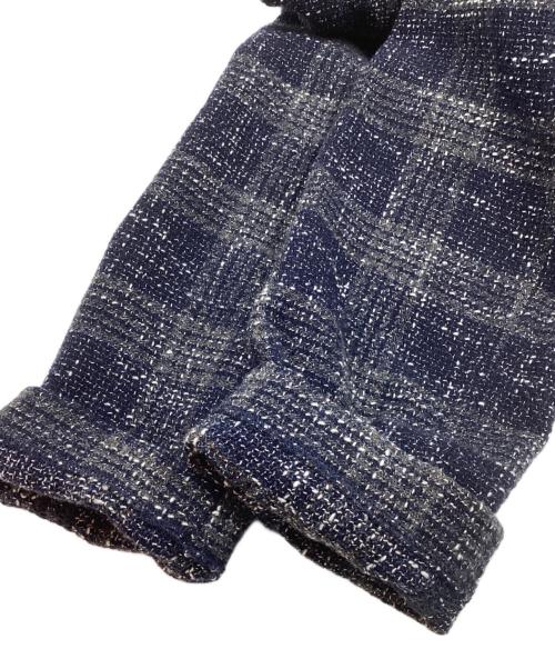 T-Jacket（ティージャケット）T-JACKET (ティージャケット) 2Bチェックテーラードジャケット ネイビー サイズ:Sの古着・服飾アイテム