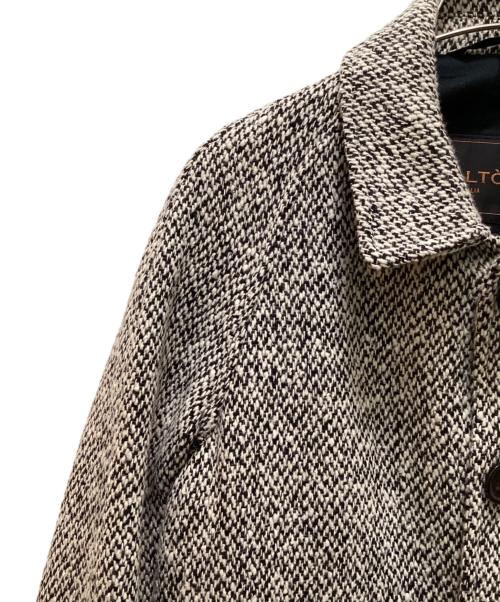 PALTO（パルト）PALTO (パルト) ツイードコート ブラック×ホワイト サイズ:４６の古着・服飾アイテム