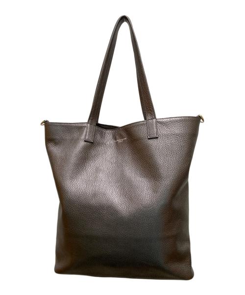 SALON DE ALFURD（サロン・ド・アルファード）SALON DE ALFURD (サロン・ド・アルファード) スターデザインレザー トートバッグ グレーの古着・服飾アイテム