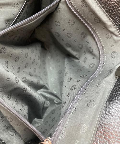 SALON DE ALFURD（サロン・ド・アルファード）SALON DE ALFURD (サロン・ド・アルファード) スターデザインレザー トートバッグ グレーの古着・服飾アイテム