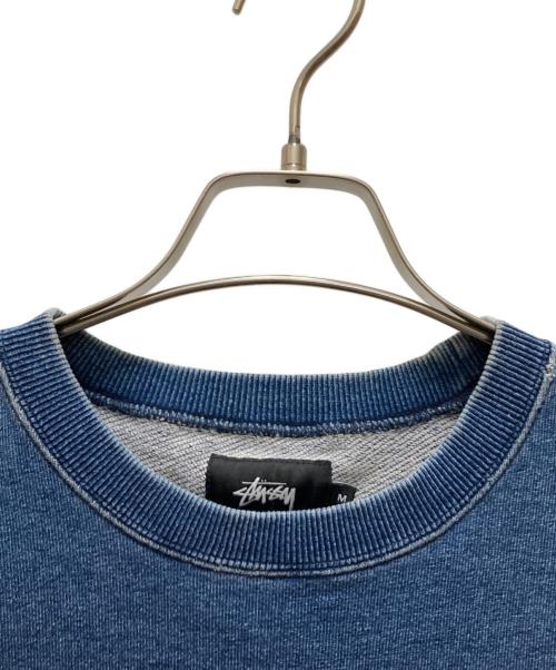 stussy（ステューシー）stussy (ステューシー) スウェットデニムTシャツ インディゴ サイズ:Mの古着・服飾アイテム