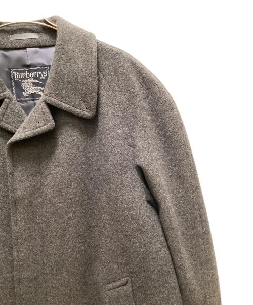 Burberry's（バーバリーズ）Burberry's (バーバリーズ) ウールカシミヤステンカラーコート グレー サイズ:９２の古着・服飾アイテム