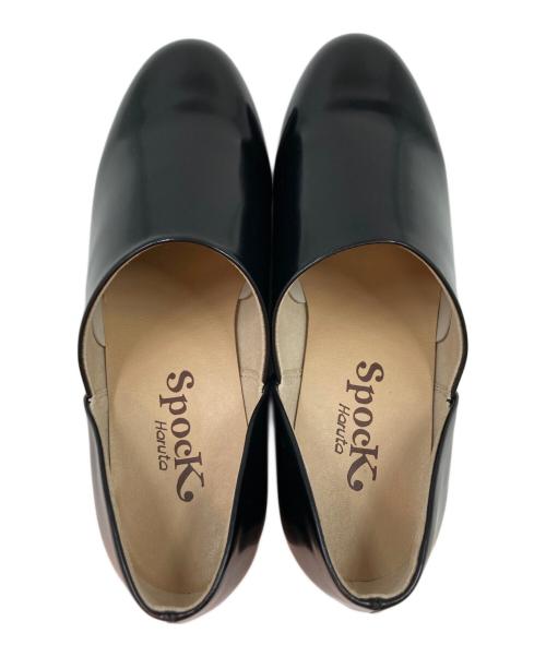 spock HARUTA（スポック ハルタ）spock haruta (スポック ハルタ) ドクターシューズ ブラック サイズ:24 1/2の古着・服飾アイテム