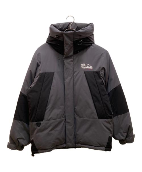 FIRST DOWN（ファーストダウン）FIRST DOWN (ファーストダウン) ダウンジャケット グレー サイズ:Mの古着・服飾アイテム