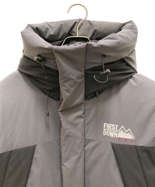 FIRST DOWN（ファーストダウン）FIRST DOWN (ファーストダウン) ダウンジャケット グレー サイズ:Mの古着・服飾アイテム