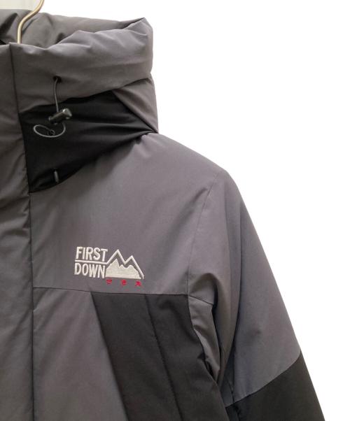 FIRST DOWN（ファーストダウン）FIRST DOWN (ファーストダウン) ダウンジャケット グレー サイズ:Mの古着・服飾アイテム