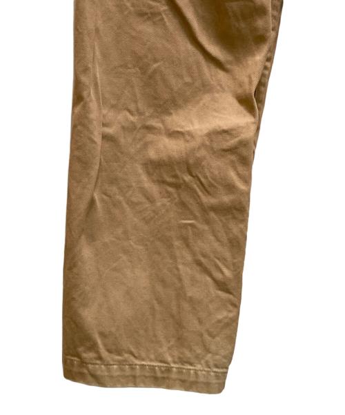 DANTON（ダントン）DANTON (ダントン) コットンカツラギ タックパンツ ブラウン サイズ:36の古着・服飾アイテム
