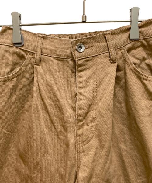 DANTON（ダントン）DANTON (ダントン) コットンカツラギ タックパンツ ブラウン サイズ:36の古着・服飾アイテム