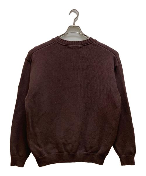 STEAD（ステッド）STEAD (ステッド) ホビー インターシャ ニット ブラウン サイズ:Ｍの古着・服飾アイテム