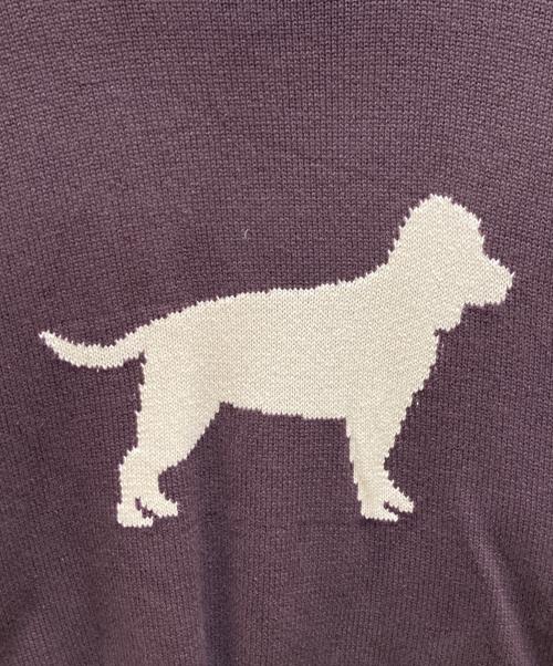 STEAD（ステッド）STEAD (ステッド) ホビー インターシャ ニット ブラウン サイズ:Ｍの古着・服飾アイテム