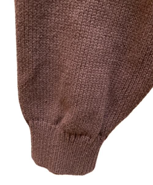 STEAD（ステッド）STEAD (ステッド) ホビー インターシャ ニット ブラウン サイズ:Ｍの古着・服飾アイテム
