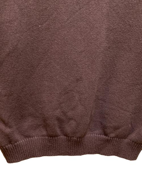 STEAD（ステッド）STEAD (ステッド) ホビー インターシャ ニット ブラウン サイズ:Ｍの古着・服飾アイテム