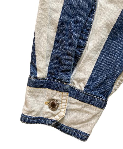 Levi's SILVER TAB（リーバイス シルバータブ）LEVI'S SILVER TAB (リーバイス シルバータブ) オーバーサイズ ストライプシャツ ホワイト×ブルー サイズ:Sの古着・服飾アイテム