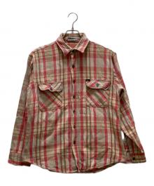 Prentiss（プレンティス）の古着「オールドチェック柄ネルシャツ」｜ピンク