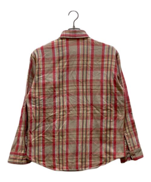 Prentiss（プレンティス）Prentiss (プレンティス) オールドチェック柄ネルシャツ ピンク サイズ:Mの古着・服飾アイテム
