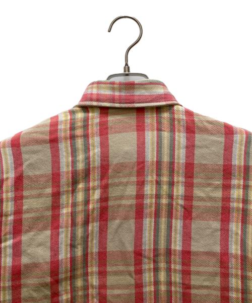 Prentiss（プレンティス）Prentiss (プレンティス) オールドチェック柄ネルシャツ ピンク サイズ:Mの古着・服飾アイテム