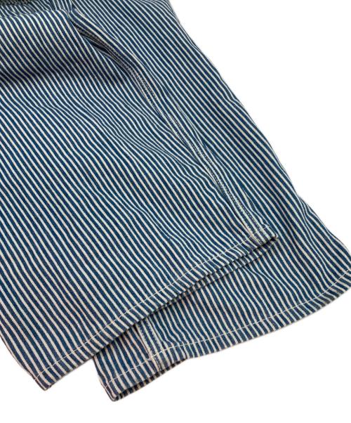 big mac（ビッグマック）BIG MAC (ビッグマック) BEAMS BOY (ビームスボーイ) 別注ヒッコリーオーバーオール ブルー サイズ:Freeの古着・服飾アイテム