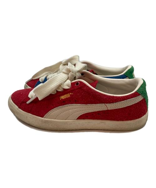PUMA（プーマ）PUMA (プーマ) スウェード ヴィンテージ オリジンズ スニーカー ブルー×レッド サイズ:23.5の古着・服飾アイテム