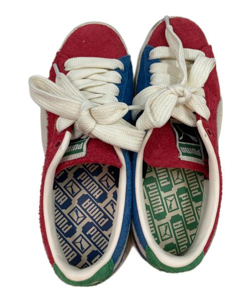 PUMA（プーマ）PUMA (プーマ) スウェード ヴィンテージ オリジンズ スニーカー ブルー×レッド サイズ:23.5の古着・服飾アイテム