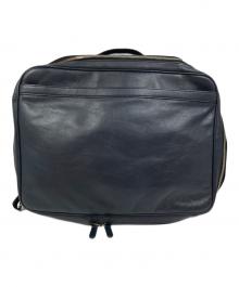 business leather factory（ビジネス レザー ファクトリー）の古着「2WAYレザーリュック」｜ネイビー