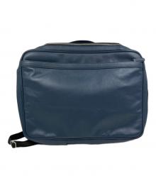 business leather factory（ビジネス レザー ファクトリー）の古着「2WAYレザーリュック」｜ネイビー