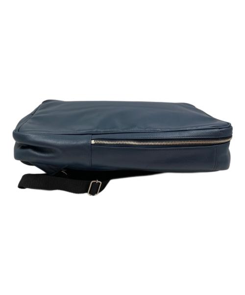 business leather factory（ビジネス レザー ファクトリー）business leather factory (ビジネス レザー ファクトリー) 2WAYレザーリュック ネイビーの古着・服飾アイテム