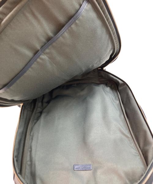 business leather factory（ビジネス レザー ファクトリー）business leather factory (ビジネス レザー ファクトリー) 2WAYレザーリュック ネイビーの古着・服飾アイテム