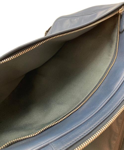 business leather factory（ビジネス レザー ファクトリー）business leather factory (ビジネス レザー ファクトリー) 2WAYレザーリュック ネイビーの古着・服飾アイテム