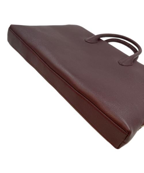 business leather factory（ビジネス レザー ファクトリー）business leather factory (ビジネス レザー ファクトリー) レザーブリーフケース パープルの古着・服飾アイテム