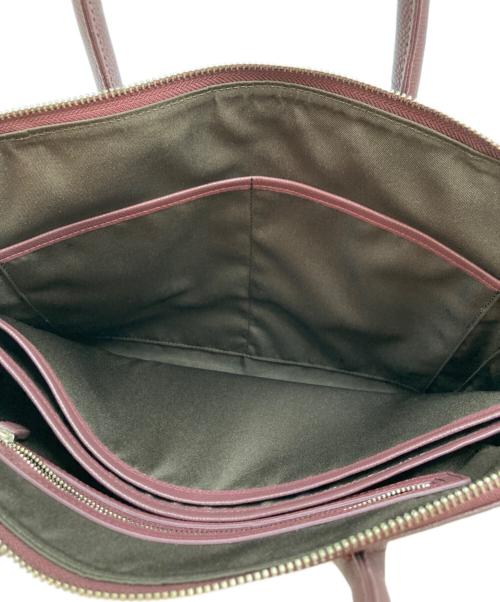 business leather factory（ビジネス レザー ファクトリー）business leather factory (ビジネス レザー ファクトリー) レザーブリーフケース パープルの古着・服飾アイテム