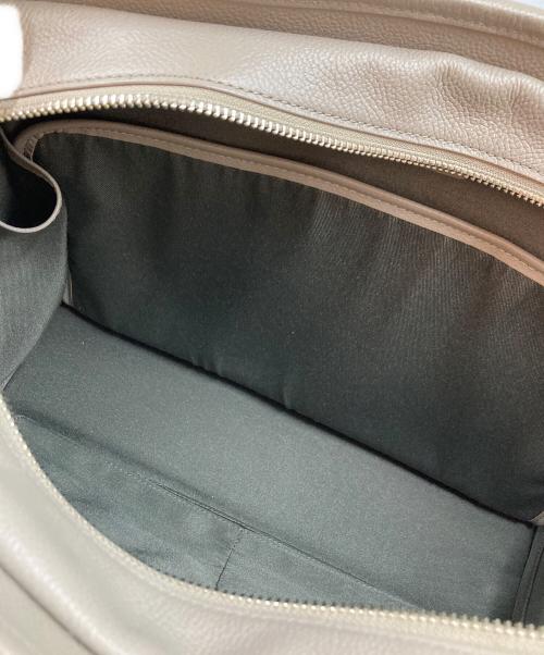 business leather factory（ビジネス レザー ファクトリー）BUSINESS LEATHER FACTORY (ビジネス レザー ファクトリー) レザーブリーフケース ベージュの古着・服飾アイテム