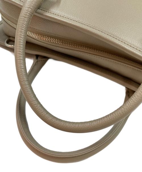 business leather factory（ビジネス レザー ファクトリー）BUSINESS LEATHER FACTORY (ビジネス レザー ファクトリー) レザーブリーフケース ベージュの古着・服飾アイテム