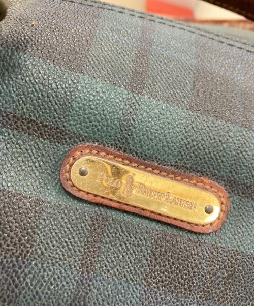 POLO RALPH LAUREN（ポロ・ラルフローレン）POLO RALPH LAUREN (ポロ・ラルフローレン) ヴィンテージブラックウォッチボストンバッグの古着・服飾アイテム