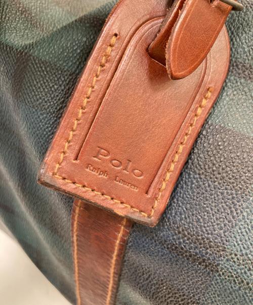 POLO RALPH LAUREN（ポロ・ラルフローレン）POLO RALPH LAUREN (ポロ・ラルフローレン) ヴィンテージブラックウォッチボストンバッグの古着・服飾アイテム