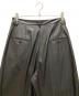 中古・古着 M'S BRAQUE (エムズブラック) フェイクレザーハーレムパンツ ブラック サイズ:38：8000円