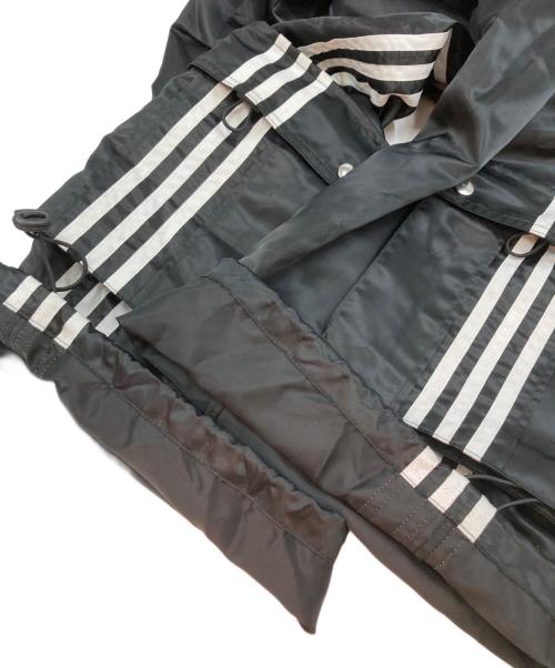 GS THE ULTIMATE EXPERIENCE（ジーエス ジ アルティメイト エクスペリエンス）GS THE ULTIMATE EXPERIENCE (ジーエス ジ アルティメイト エクスペリエンス) テクニカルカーゴパンツ スリーストライプ ブラック×ホワイト サイズ:Mの古着・服飾アイテム