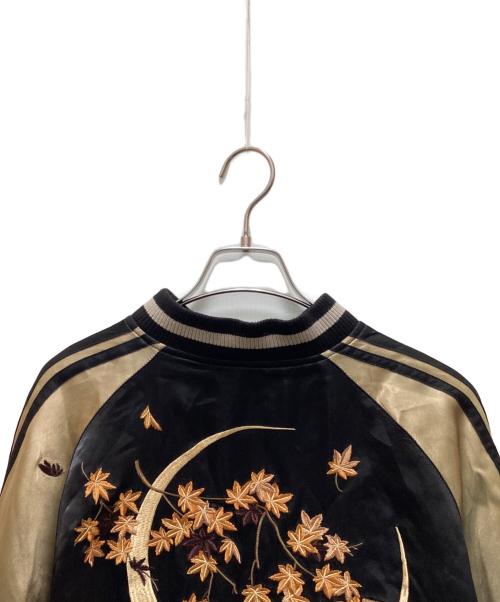 花旅楽団（ハナタビガクダン）花旅楽団 (ハナタビガクダン) スーベニアジャケット ブラック サイズ:Lの古着・服飾アイテム