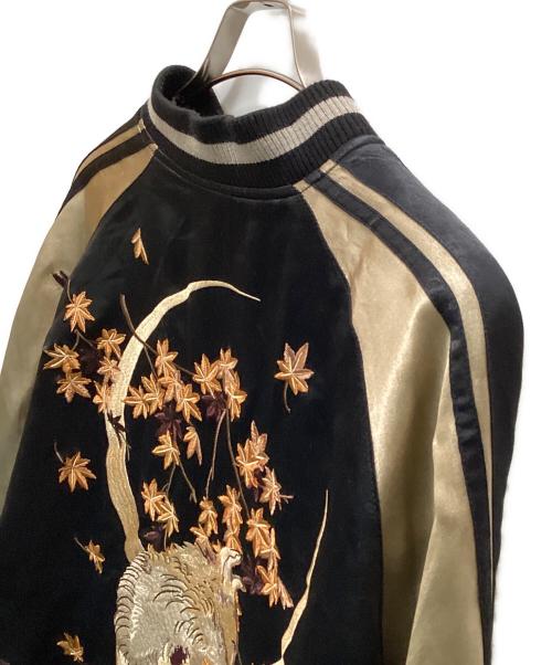 花旅楽団（ハナタビガクダン）花旅楽団 (ハナタビガクダン) スーベニアジャケット ブラック サイズ:Lの古着・服飾アイテム