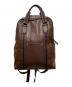 FOSSIL（フォッシル）の古着「レザーリュック」｜ブラウン