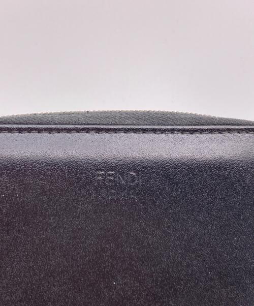 FENDI（フェンディ）FENDI (フェンディ) バグズアイ・モンスター コインケース ブラックの古着・服飾アイテム