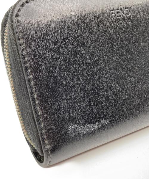 FENDI（フェンディ）FENDI (フェンディ) バグズアイ・モンスター コインケース ブラックの古着・服飾アイテム