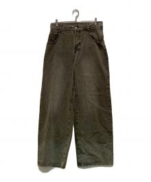 NEUTRAL UNTITLED（ニュートラル アンタイトルド）の古着「ワイドデニムパンツ」｜ブラック