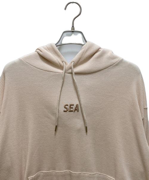WIND AND SEA（ウィンダンシー）WIND AND SEA (ウィンダンシー) ES WAFFLE HOODIE ベージュ サイズ:XLの古着・服飾アイテム