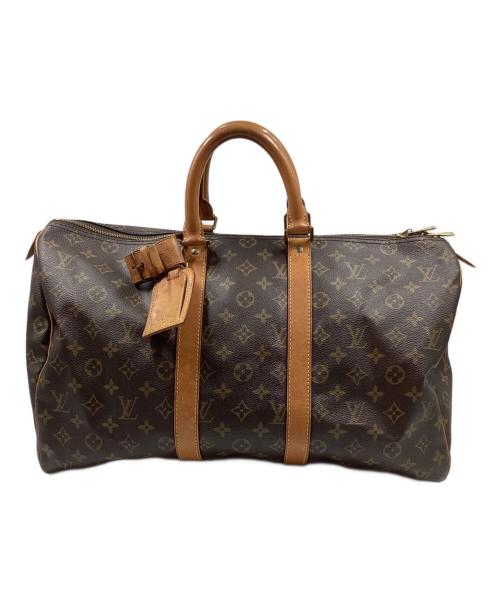 LOUIS VUITTON（ルイ ヴィトン）LOUIS VUITTON (ルイ ヴィトン) トラベルバッグ ブラウンの古着・服飾アイテム