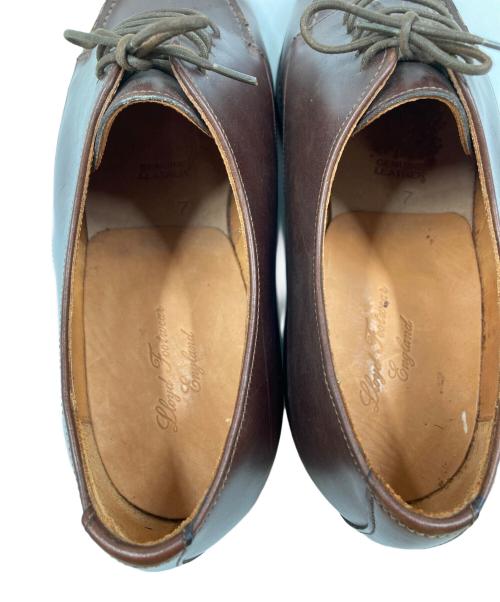 Lloyd footwear（ロイドフットウェア）Lloyd Footwear (ロイドフットウェア) Uチップシューズ ブラウン サイズ:7の古着・服飾アイテム