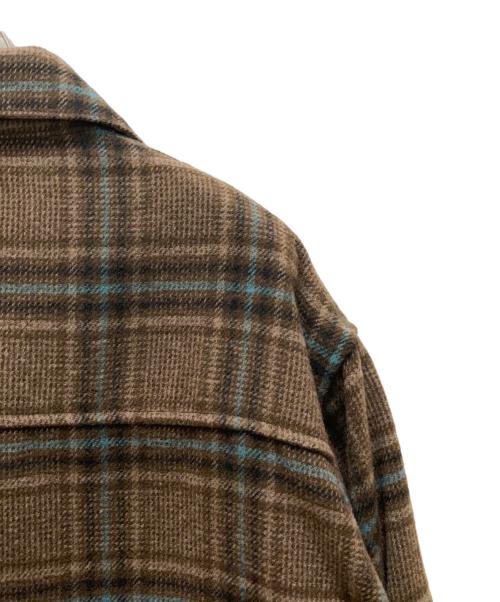 Needles（ニードルズ）Needles (ニードルズ) チェック柄カバーオール ブラウン サイズ:Mの古着・服飾アイテム