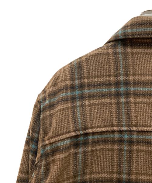 Needles（ニードルズ）Needles (ニードルズ) チェック柄カバーオール ブラウン サイズ:Mの古着・服飾アイテム